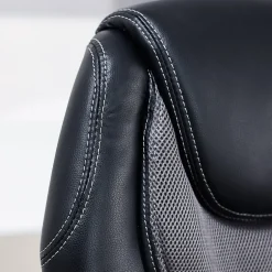 Outlet Amplify Ergonomic Faux Leather/Mesh Swivel Executive Chair, Gray (43673A) Office Chairs