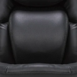 Clearance Back in Motion Bonded Leather Executive Chair, Smooth Black (43521OSS) Office Chairs