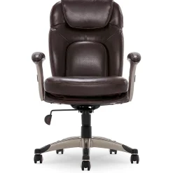 Outlet Back in Motion Bonded Leather Executive Office Chair, Frye Chocolate (44187) Office Chairs
