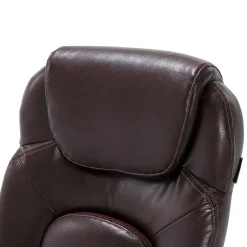 Outlet Back in Motion Bonded Leather Executive Office Chair, Frye Chocolate (44187) Office Chairs