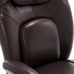 Outlet Back in Motion Bonded Leather Executive Office Chair, Frye Chocolate (44187) Office Chairs