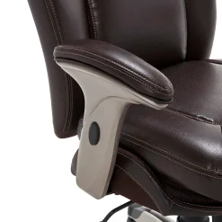 Outlet Back in Motion Bonded Leather Executive Office Chair, Frye Chocolate (44187) Office Chairs