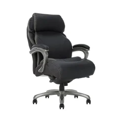 Big & Tall Ergonomic Bonded Leather Swivel Executive Chair, Black (44954) Office Chairs