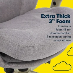 Online Claremont Ergonomic Fabric Swivel Executive Chair with Back in Motion Technology, (44186D) Office Chairs