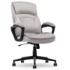 Online Comfort Classic Ergonomic Velvet Fabric Swivel Executive Chair, Taupe (CCHR10005B) Office Chairs