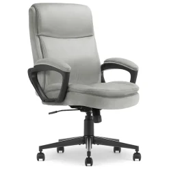 Best Comfort Ergo Ergonomic Velvet Fabric Swivel Executive Chair, Gray (CCHR10016C) Office Chairs