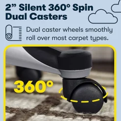 Online Cyrus Ergonomic Fabric Swivel Executive Chair, Fawn Tan (47911) Office Chairs