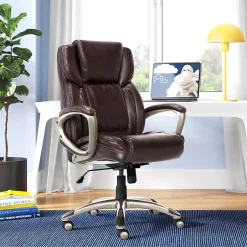 Hot Garret Ergonomic Bonded Leather Swivel Executive Chair, (CHR200090) Ergonomic Chairs