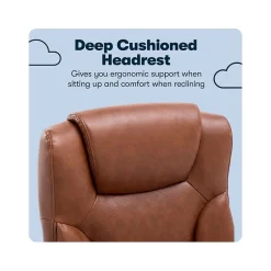 Discount Hannah II Ergonomic Bonded Leather Swivel Executive Chair, (43672H) Ergonomic Chairs