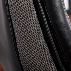 Sale Launtner Bonded Leather Executive Office Chair with Smart Layers Technology, Opportunity Gray/Black (44942A) Office Chairs