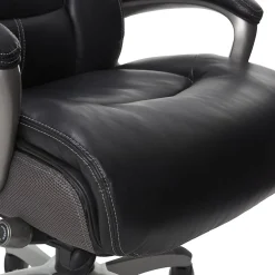 Sale Launtner Bonded Leather Executive Office Chair with Smart Layers Technology, Opportunity Gray/Black (44942A) Office Chairs
