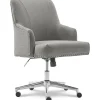 Best Leighton Fabric Home Office Chair, Medium Gray (48445) Office Chairs