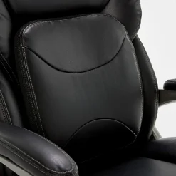 Best My Fit Ergonomic Bonded Leather Swivel Executive Chair, Black (CHR100013) Office Chairs