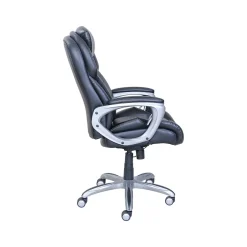 Outlet My Fit Ergonomic Bonded Leather Swivel Executive Chair, Black (CHR100014) Office Chairs