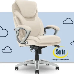 Clearance Works Bryce Ergonomic Bonded Leather Swivel Executive Chair, (43807B) Office Chairs