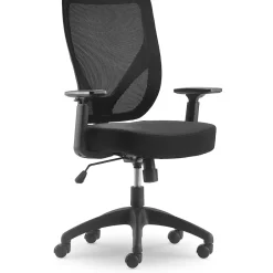 Outlet Works Mesh Back Polyester Computer and Desk Chair, Black (CHR10021A) Office Chairs