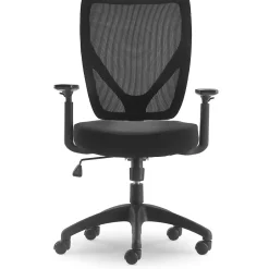 Outlet Works Mesh Back Polyester Computer and Desk Chair, Black (CHR10021A) Office Chairs