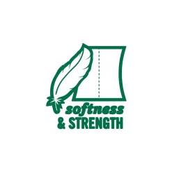 Seventh Generation 2-Ply 100% Recycled Standard Toilet Paper, White, 240 Sheets/Roll, 12 Rolls/Pack (13733)