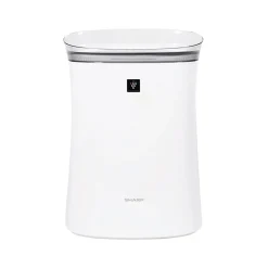 Air Purifiers<Sharp Plasmacluster True HEPA Console Air Purifier, 3-Speed, White (FP-K50UW)