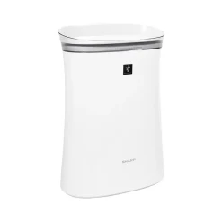 Air Purifiers<Sharp Plasmacluster True HEPA Console Air Purifier, 3-Speed, White (FP-K50UW)
