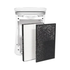 Air Purifiers<Sharp Plasmacluster True HEPA Console Air Purifier, 3-Speed, White (FP-K50UW)
