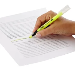 Sharpie Clear View Highlighter, Chisel Tip, Yellow, 3/Pack (1950745/2128217) Clearance