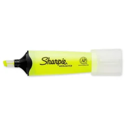 Sharpie Clear View Tank Highlighter, Chisel Tip, Yellow, Dozen (2128227/1897847) Sale
