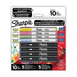 Sharpie Creative Marker Collection, Chisel/Bullet Tips, Assorted Colors, 10/Pack (2205174) Hot