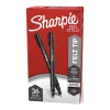 Sharpie Felt Pen, Fine Point, 0.4mm, Black Ink, 36/Box (2083009) New