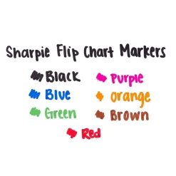 Sharpie Flip Chart Tank Permanent Marker, Bullet Tip, Assorted, 8/Pack (22480) Sale