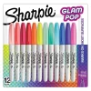 Sharpie Glam Pop Permanent Markers, Fine Tip, Assorted, 12/Pack (2185226) Best