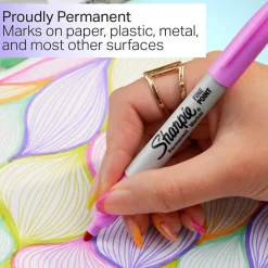 Sharpie Glam Pop Permanent Markers, Fine Tip, Assorted, 12/Pack (2185226) Best