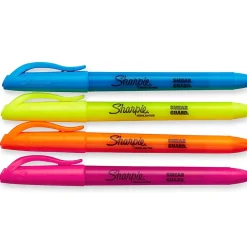 Sharpie Highlighter, Chisel Point, Assorted, 4/Pack (27174) Discount