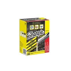 Sharpie Industrial Permanent Markers, Fine Tip, Black, 36/Pack (2003898) Best