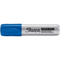 Sharpie Magnum Permanent Marker, XL Chisel Tip, Blue (44003)