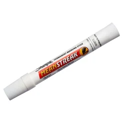 Sharpie Mean Streak Permanent Marker, Bullet Tip, White (85018) Hot