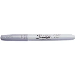 Sharpie Metallic Permanent Marker, Fine Point, Silver, 12/Pack (19365-PK12) Hot
