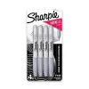 Sharpie Metallic Permanent Marker, Fine Tip, Gray/Silver, 4/Pack (39109) Discount