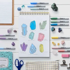 Sharpie Mystic Gems Permanent Markers, Fine Tip, Assorted, 24/Pack (2136727) Sale