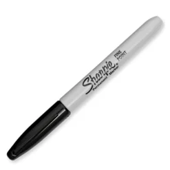 Sharpie Permanent Marker, Fine Tip, Black, 12/Pack (1812419) Online