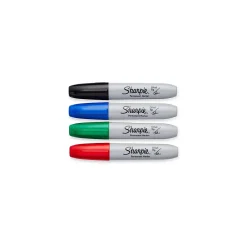 Sharpie Permanent Marker, Chisel Tip, Assorted, 4/Set (38254PP/2184826) Assorted Colors Best