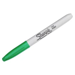 Sharpie Permanent Marker, Fine Tip, Green (30004) Online