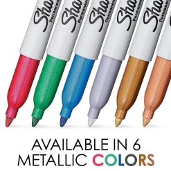 Sharpie Permanent Marker, Fine Tip, Metallic Silver, 36/Pack (9597) Sale