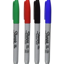 Sharpie Permanent Markers, Fine Tip, Assorted, 36/Pack (1921559) Assorted Colors Clearance