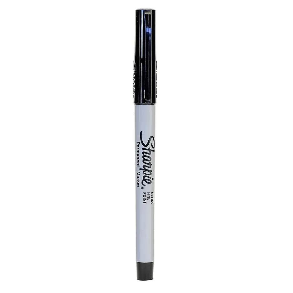 Sharpie Permanent Markers, Ultra Fine Tip, Black, 24/Pack (79220-PK24)