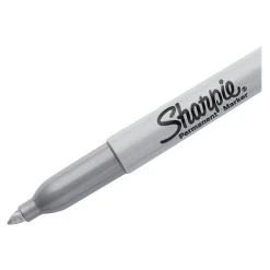 Sharpie Permanent Markers, Fine Tip, Assorted Metallic Inks, 2/Pack (1829202) Hot