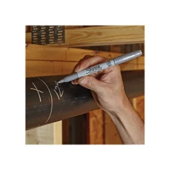 Sharpie Permanent Markers, Fine Tip, Assorted Metallic Inks, 2/Pack (1829202) Hot