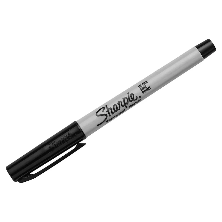 Sharpie Permanent Markers, Ultra Fine Tip, Black, 36/Pack (2082960) Clearance