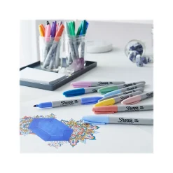 Sharpie Permanent Markers, Fine Tip, Mystic Gem Assorted Inks, 5/Pack (2136773) Sale