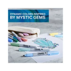 Sharpie Permanent Markers, Fine Tip, Mystic Gem Assorted Inks, 5/Pack (2136773) Sale